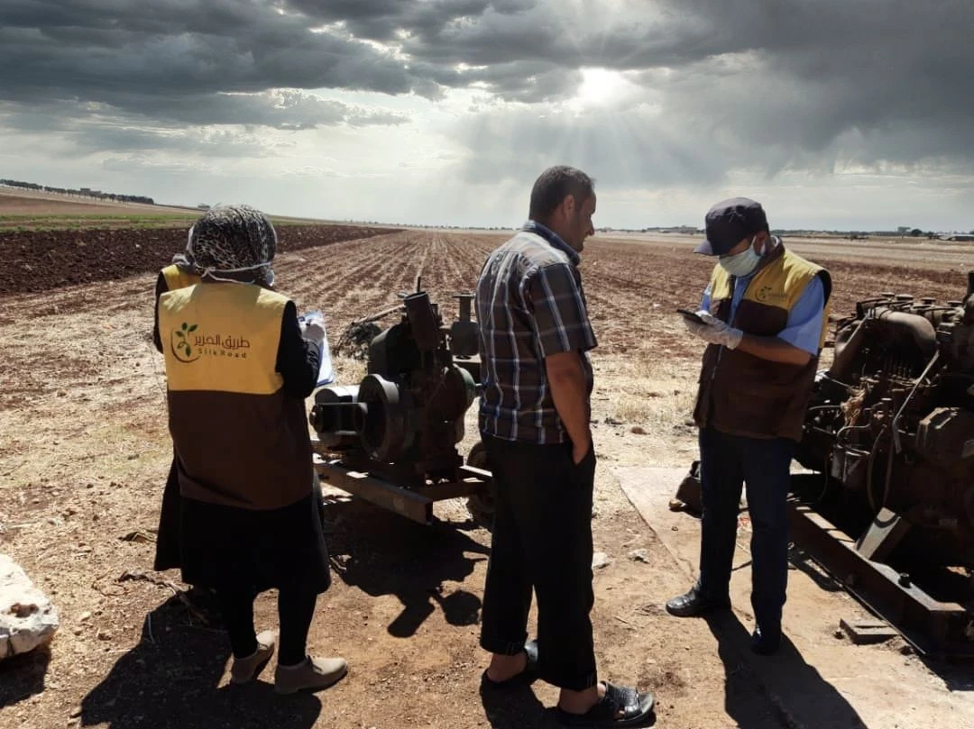 التحقق الميداني من المستفيدين المحتملين في مشروع دعم مزارعي البطاطا
