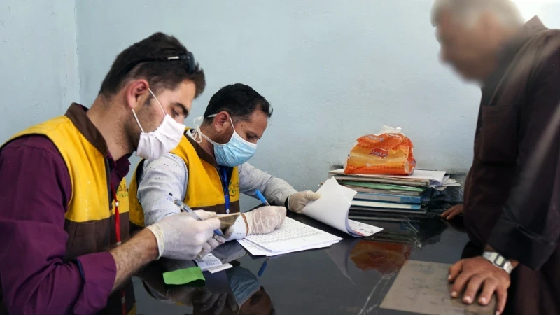 توزيع مواد النظافة على السكان المحليين في منطقتي رام حمدان و عين شيب