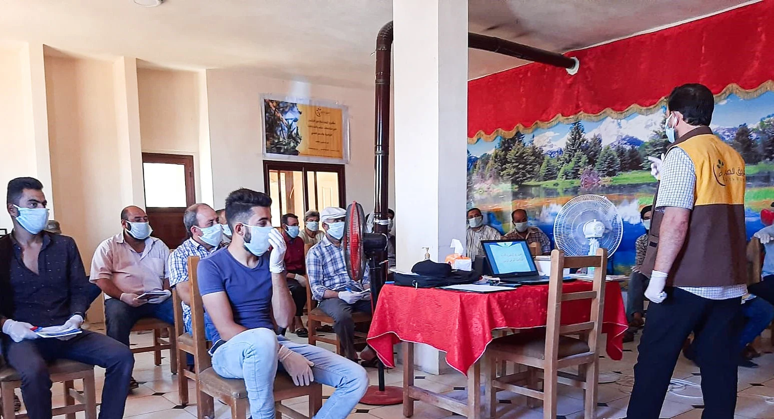 تدريبات ضمن مشروع دعم المزارعين في حارم
