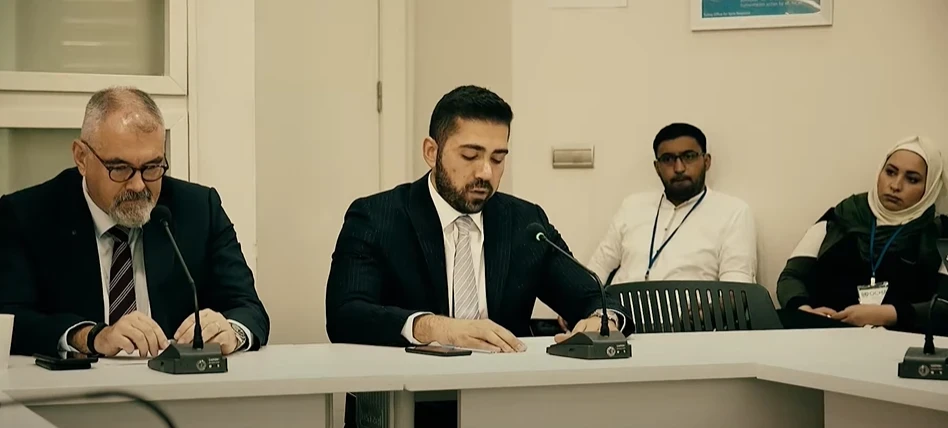 السيد بكري كعكة ، الرئيس التنفيذي لمنظمة طريق الحرير يتحدث خلال حدث WHD