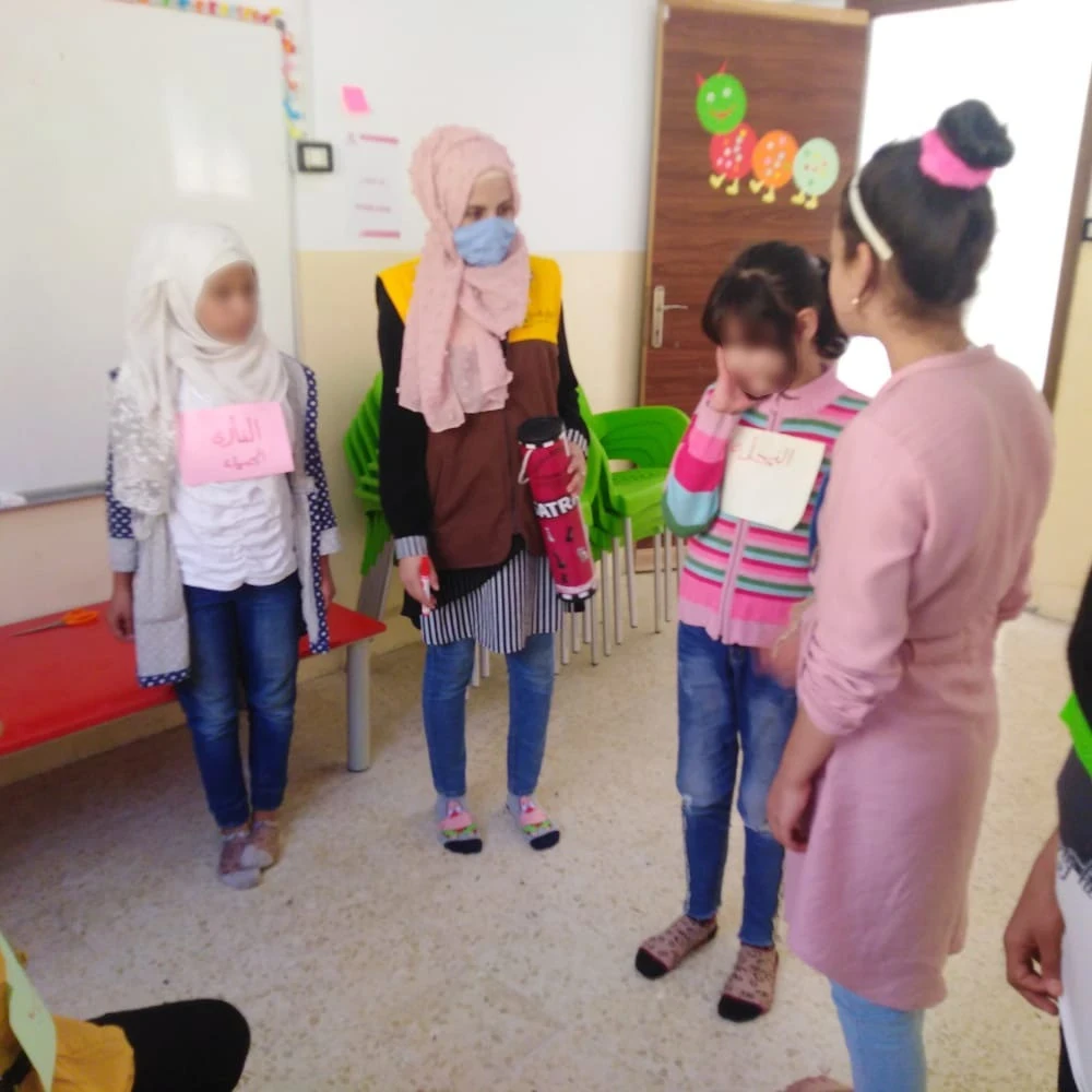 من النشاطات التي يقدمها مركز الحماية في تل أبيض