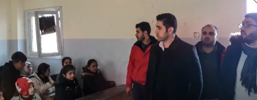 زيارة ميدانية لمنظمة طريق الحرير إلى مدارس عفرين