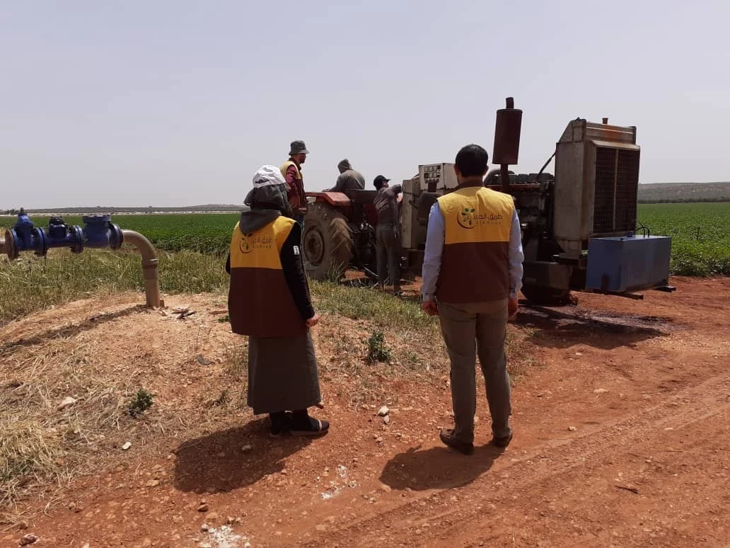 استمرار فريقنا بأعمال الصيانة لعدة محطات مياه